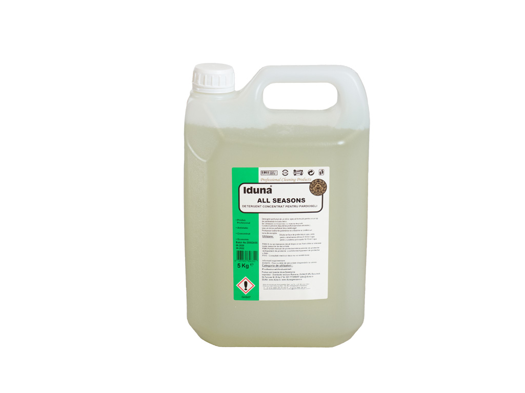 IDUNA ALL SEASON DETERGENT PUTERNIC ODORIZANT INLATURA MIROSURI NEPLACUTE 5kg